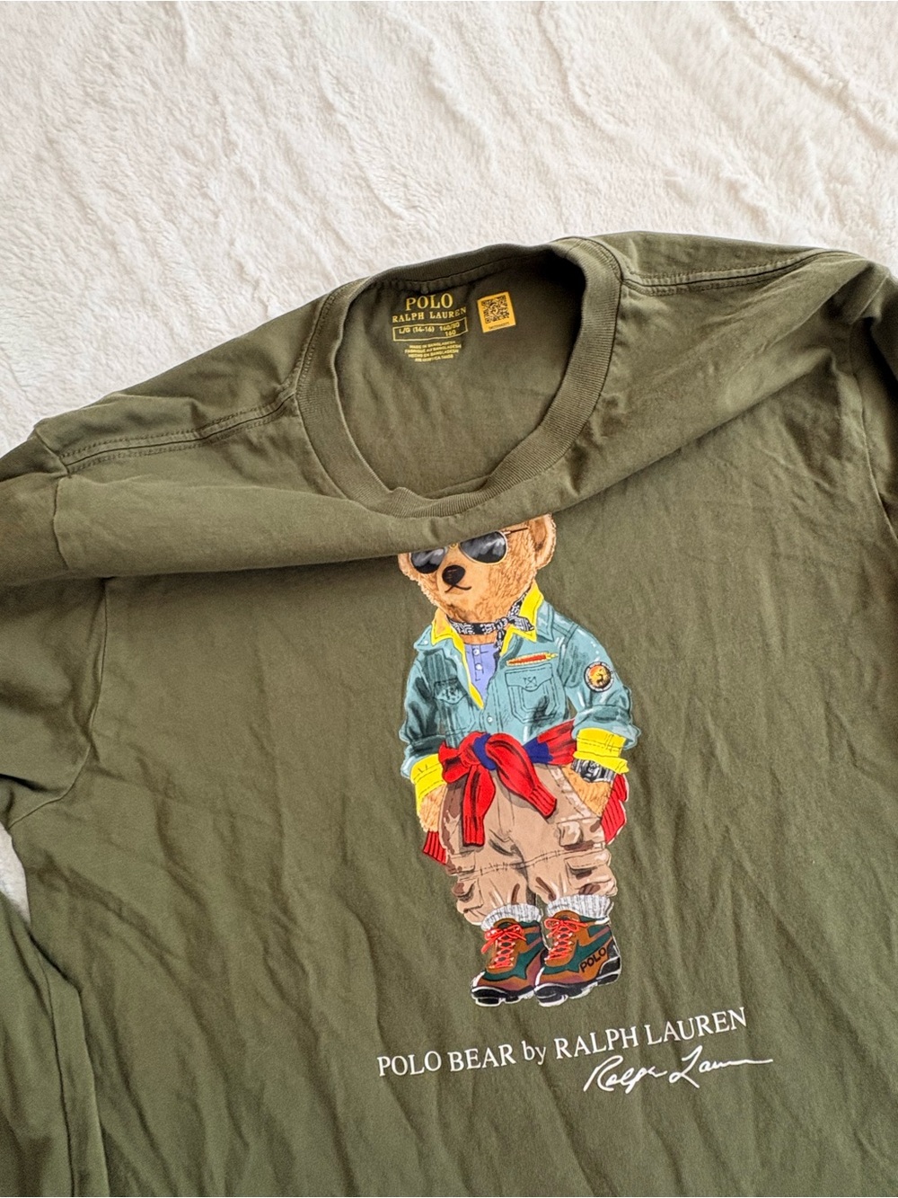 Polo Ralph Lauren Long Sleeve Tee Size L 12–14